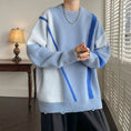 Load image into Gallery viewer, [Emeisa Series]★Sweater★ 3color knit tops Unisex Men's Color scheme Cool Round neck
