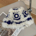 Load image into Gallery viewer, [Inkobo series] ★China style hat★ 5color knit fluffy fashionable cute black brown blue red pink
