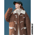 Load image into Gallery viewer, [Suikoishi Series] ★Winter Coat★ Cotton Coat Outerwear 2color Unisex Men's No Hat Beige Coffee Color
