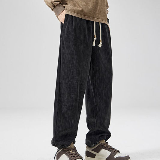 [Fleeing Earth Series] ★Casual Pants★ Bottoms Trousers Men's Unisex Men's Vertical Stripes Easy to Match