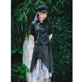 Load image into Gallery viewer, [Kokaisha---Bamboo Series] ★Chinese style skirt★ Fringe Chinese clothing Original Color scheme Irregular Black Black
