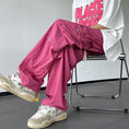 Load image into Gallery viewer, [KADISHOU series] ★Casual pants★ 3color pants bottoms unisex men's black beige pink
