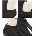 Load image into Gallery viewer, [Daiseiryusu Series] ★One Piece★ Lace Hat is removable Designed Black Black Long length
