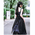 Load image into Gallery viewer, [Ancient monster house --- Butterfly series] ★China style dress★ Hanging dress Butterfly pattern print Long length Cute
