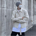 Load image into Gallery viewer, [Han Rishin Series] ★Jacket★ 2color Outerwear Unisex Men's Casual Easy to Match Short Length
