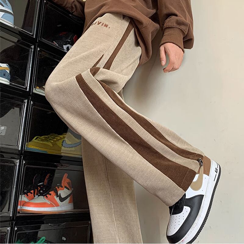 [DUFENG Series] ★Casual Pants★ 2color Bottoms Trousers Unisex Men's Corduroy Sports Style