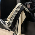 Load image into Gallery viewer, [YANDA Series] ★Casual Pants★ 3color Pants Bottoms Unisex Men's Vertical Stripes Striped Pattern Easy to Match
