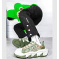 Load image into Gallery viewer, [XIANGSHA series]★Sneakers★ 3color Men's shoes Shoes Sports style Oil painting style Size 39-44 Green Black Brown
