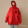 Load image into Gallery viewer, [Suikoishi Series] ★Winter Coat★ Cotton Coat Outerwear 2color Unisex Men's Casual Red Black
