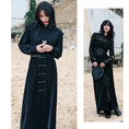 Load image into Gallery viewer, [Big Blue Dragon Series] ★China style skirt★ Bottoms Chinese button slit slimming black black
