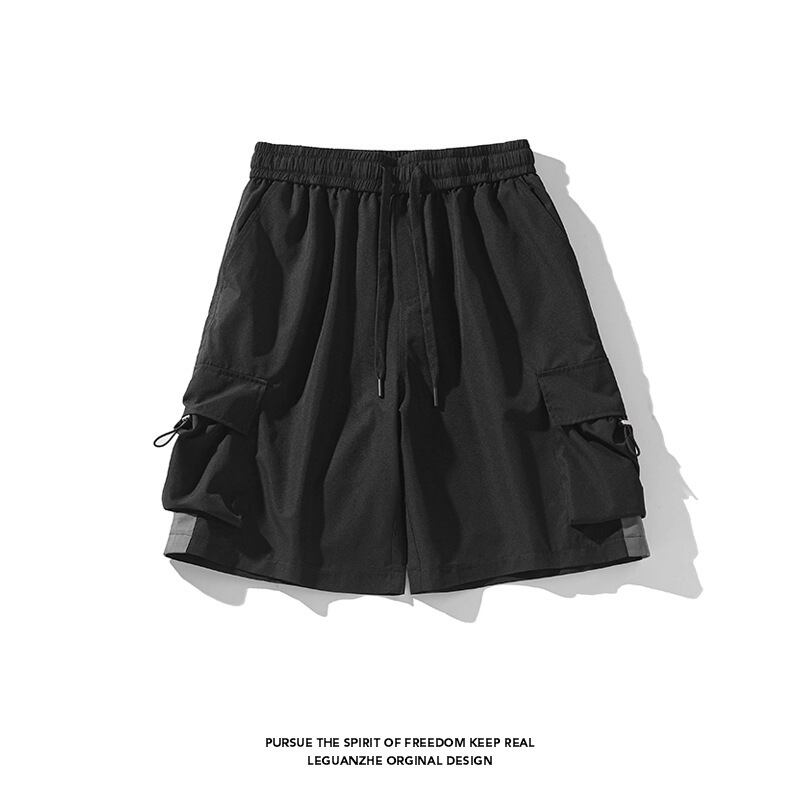 [BIGEMAN Series] ★Shorts★ 4color Bottoms Short Length Pants Unisex Men's Large Size Casual Pants