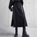 Load image into Gallery viewer, [0246 Series]★Skirt★ Bottoms Punk Harajuku Style Casual Design Black Black ML
