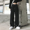 Load image into Gallery viewer, [Style Series]★Gaucho Pants★ Trousers Bottoms Black High Waist Slimming
