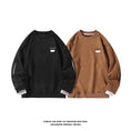 Load image into Gallery viewer, [BIGEMAN Series] ★Tops★ 2color Unisex Men's Large Size Faux Layered Black Coffee Color
