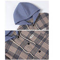 Load image into Gallery viewer, [BIGEMAN Series]★Jacket★ Outerwear 2color Unisex Men's Large Size Hooded Plaid Pattern
