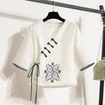 Load image into Gallery viewer, [Chinese Prince Series] ★Chinese style setup★ Tops + Skirt Cute 2-piece set Green Green Retro
