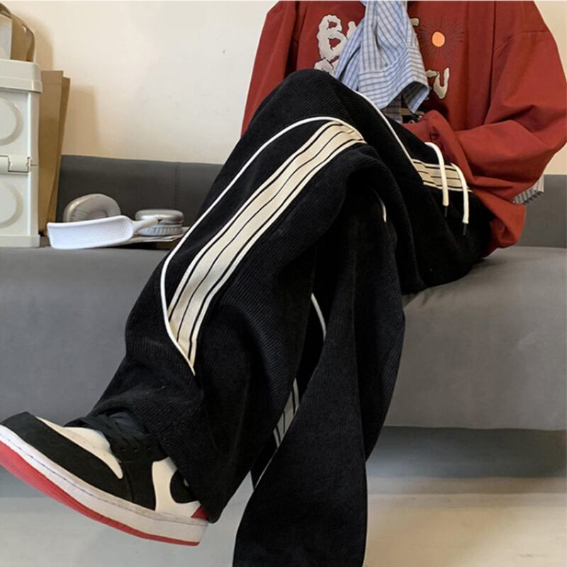 [CHAOMEICHEN Series]★Pants★ 2color Casual Pants Unisex Men's Black Coffee Color