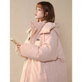 Load image into Gallery viewer, [Suikoishi Series] ★Winter coat★ Cotton coat outerwear 2color Unisex Men's Green Pink ML XL 2XL
