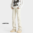 Load image into Gallery viewer, [BIGEMAN Series]★Denim pants★ 2color bottoms pants unisex men's large size black white
