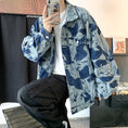 Load image into Gallery viewer, [MCL Series] ★Jacket★ Outer Denim Jacket Unisex Men's Print Blue Blue Stylish
