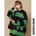 Load image into Gallery viewer, [Fujiiman Series]★Sweater★ 3color Tops Unisex Men's Large Size Black Blue Green
