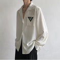 Load image into Gallery viewer, [JIANGKE Series]★Shirt★ 2color Unique Tops Long Sleeve Shirt Unisex Men's White Black
