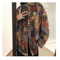 Load image into Gallery viewer, [YOUZI Series] ★Retro Shirt★ Long Sleeve Shirt Tops Print Retro S M L XL Loose Easy to Match Thin
