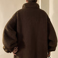 Load image into Gallery viewer, [V37 Series] ★Tops★ 3color Thick Warm Outerwear Stand Neck Unisex Men's Brown Black Beige
