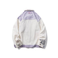 Load image into Gallery viewer, [MMstudios Series] ★Jacket★ Outerwear Switchable Unisex Men's Casual Embroidery Stylish Purple White
