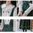 Load image into Gallery viewer, [QLD Series]★Dress★ Fake layered dress Improves temperament Green Green SML XL Cute
