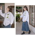 Load image into Gallery viewer, [LAWO Series]★China style shirt★ Tops, long sleeve shirt, improves temperament, commuting, date, Suzuran, Suzuran
