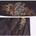 Load image into Gallery viewer, [Kyodo Series] ★China style gaucho pants★ Wide pants, unisex, couple clothes, men's, embroidery, dragon, elastic waist
