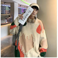 Load image into Gallery viewer, [Tetsusho Series] ★Sweater★ 2color Knit Tops Unisex Men's Hat Stylish Large Size
