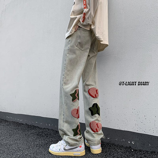 [NANSHI Series]★Pants★ Casual Pants 3color Unisex Men's Large Size Denim Pants