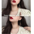 Load image into Gallery viewer, [Minami Koji Series] ★Earrings★ Pair Earrings or Earrings Crane Red Red Gold Golden Asymmetrical
