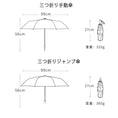 Load image into Gallery viewer, [RUNYU Series]★Umbrella★ Tri-fold umbrella, rain & sunny, 8 ribs, dual use, manual & jump, rainy season, rainproof soup, sun protection, panda pattern
