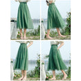 Load image into Gallery viewer, [Shirashu Series] ★Skirt★ Bottoms Summer Clothes Simple Ladies Fashion Green Green Easy to match
