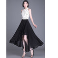 Load image into Gallery viewer, [Kunbanran Series]★Skirt★ 2color Bottoms Chiffon Irregular Slimming Black Brown Large size
