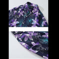 Load image into Gallery viewer, [TRAVEL ISSUANCE Series] ★Retro Shirt★ Oil Painting Style Shirt Floral Pattern Streetwear Harajuku Style Unisex Men's Purple Loose
