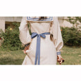 Load image into Gallery viewer, [Tatsuze Chenis Series] ★One Piece★ Sailor Uniform Beige Temperament Enhancement Women's Autumn Clothes SML Date
