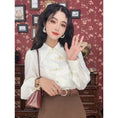 Load image into Gallery viewer, [Misslin Fashion Series]★Setup Single item order★ Chinese style shirt or skirt White Coffee color Date Commuting
