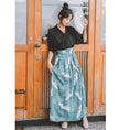 Load image into Gallery viewer, [Shobosho Series] ★Chinese-style shirt★ Hanfu shirt, plain, easy to match, black, SML, improves your temperament
