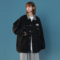 Load image into Gallery viewer, [CHAOMEICHEN Series] ★Jacket★ Denim outerwear switching plaid pattern unisex men's black black
