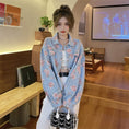 Load image into Gallery viewer, [Home Series]★Denim Jacket★ Floral Tops Outerwear Jacket Women's Short Length
