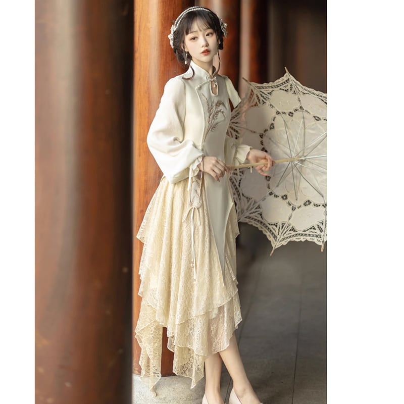 [Dust Smoke Cloud Dream Series]★Chinese style setup, single item order★ Tops or skirts, Chinese clothes, cute dress