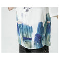 Load image into Gallery viewer, [MOWENZHAI Series] ★China Style Shirt★ Ink Pattern Crane Short Sleeve Shirt Tops Unisex Men's Large Size
