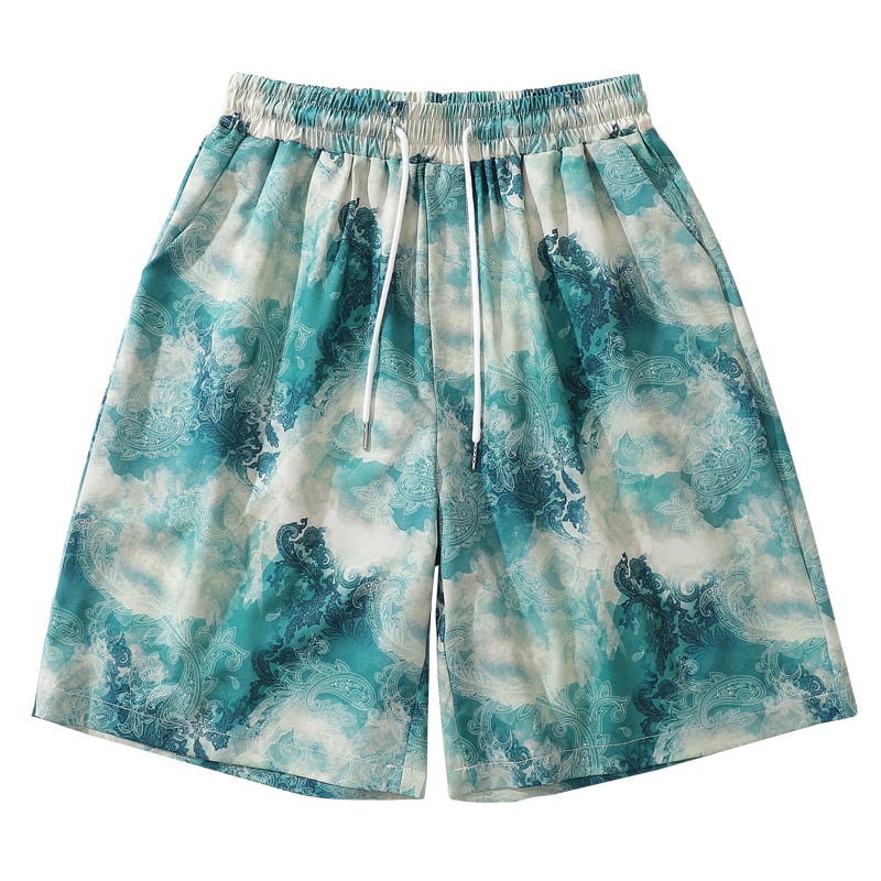 [Satoru Series]★China style shorts★Shorts for men and women Unique Summer Tie Dye Women's Casual Men's Street Fashion Large Size