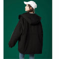 Load image into Gallery viewer, [YICHAN Series]★Winter Coat★ 3color Outer Panda with Hat Winter Clothes Cotton Coat Black Beige Blue
