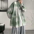 Load image into Gallery viewer, [Mushin Series]★Shirt★ 2color Black or Green Tops Print Fashion Stylish Large Size
