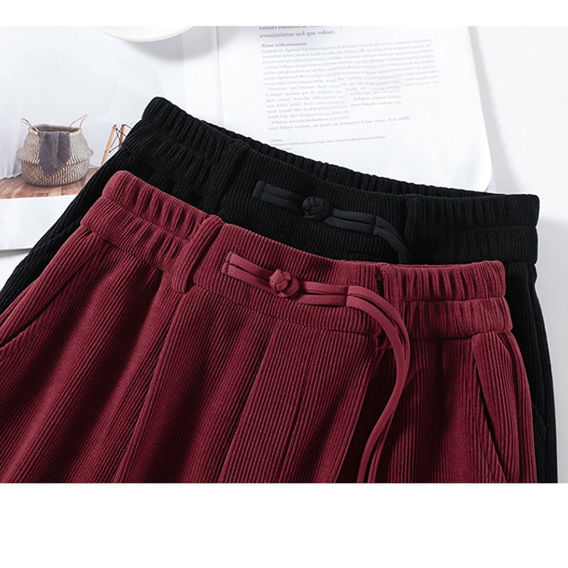 [CHAOSHAN Series]★China style pants★ 2color bottoms casual pants China button corduroy